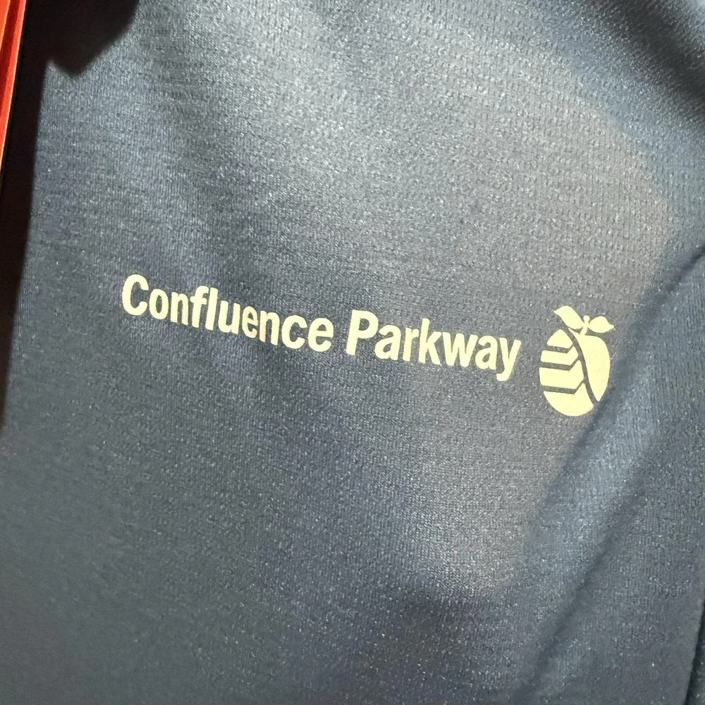 The North Face Polo Shirt Mens XL Blue TNF Ambition Confluence Parkway Logo